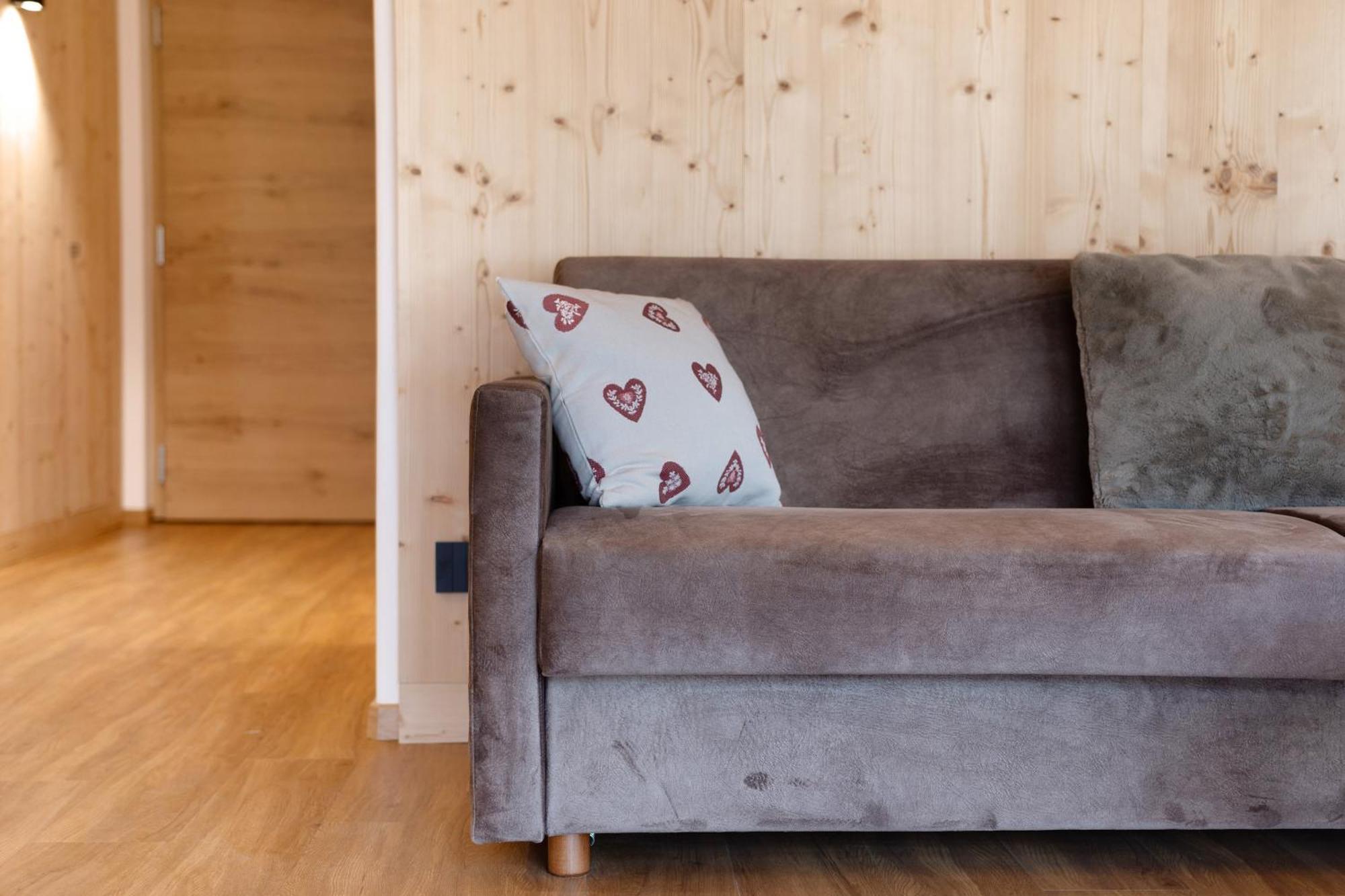 Les Ciases Chalets Dolomites Apt 5 圣维吉利奥 外观 照片